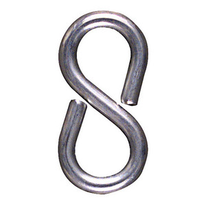 1-1/8" Zinc Plated Closed "S" Hooks (Pack of 6)