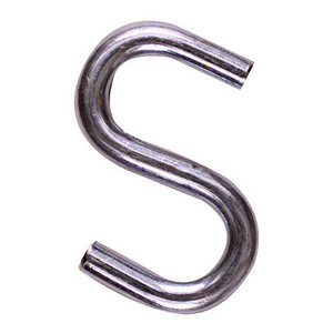 2" Zinc Plated Heavy Duty Open "S" Hooks (Pack of 2)
