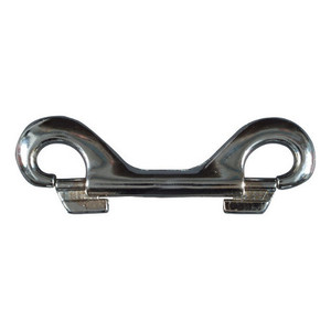3/8" X 3-15/16" Nickel Plated Double Bolt Snap