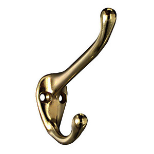 Solid Brass Coat/Hat Hook