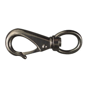 3/4" X 3-11/16" Stainless Steel Round Swivel Eye Boat Snap