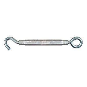 1/2" X 17" Zinc Plated Hook/Eye Turnbuckle