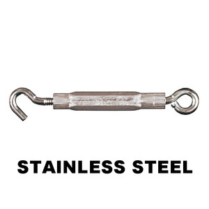 3/16" X 5-1/2" Stainless Steel Hook/Eye Turnbuckle