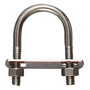 3/8" X 3-1/2" X 5-1/4" Zinc Plated U-Bolt (# 662)