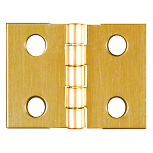 3/4" X 1" Solid Brass Broad Hinges (Pack of 4)