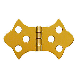 1-5/16" X 2-1/4" Solid Brass Decorative Hinges (Pack of 2)
