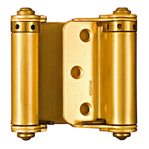 3" Brass Double Action Spring Hinges (Pack of 2)