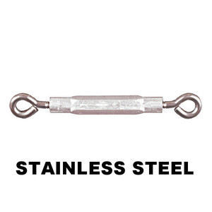1/4" X 7-1/2" Stainless Steel Eye/Eye Turnbuckle