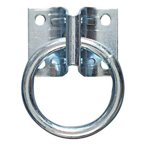 Zinc Plated Hitch Ring w/ Plate