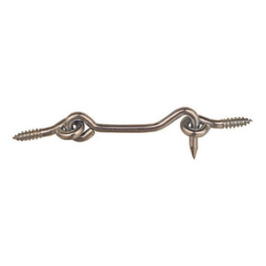 2-1/2" Zinc Plated Hooks & Eyes (Pack of 2)