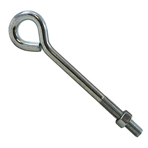 1/4" X 6" Zinc Plated Eye Bolt