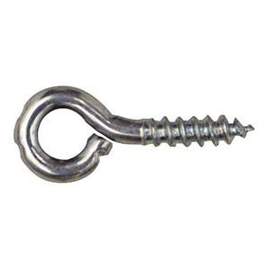 15/16" Zinc Plated Screw Eyes (Pack of 10)