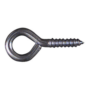 1-17/32" Zinc Plated Screw Eyes (Pack of 5)