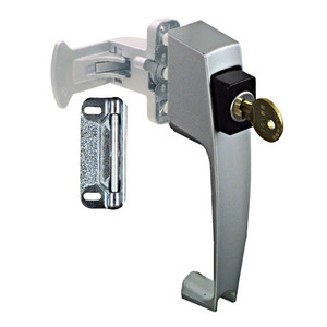 1-3/4" Aluminum Keyed Pushbutton Latch
