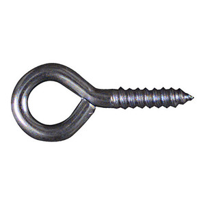 1-1/8" Zinc Plated Screw Eyes (Pack of 10)