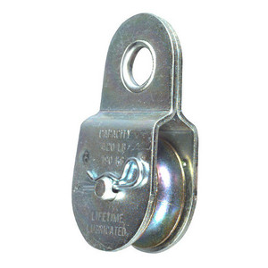 1-1/2" Zinc Plated Fixed Single Pulley