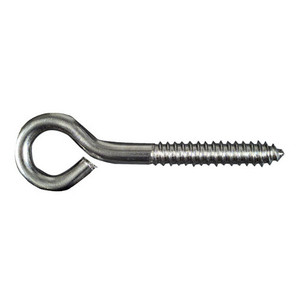 3/8" X 8" Zinc Plated Lag Screw Eye