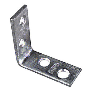 1-1/2" X 5/8" Galvanized Corner Braces (Pack of 4)