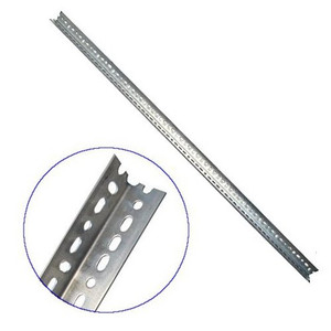 1-1/2" X 1/16" X 8' Galvanized Slotted Angle Iron