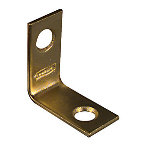 1" X 1/2" Solid Brass Corner Braces (Pack of 4)