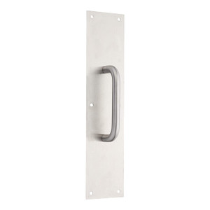 3-1/2" X 15" Aluminum Pull Plate with Handle