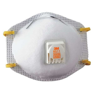 3M 8511 2-Strap Cool Flow Dust Masks (Pack of 10)