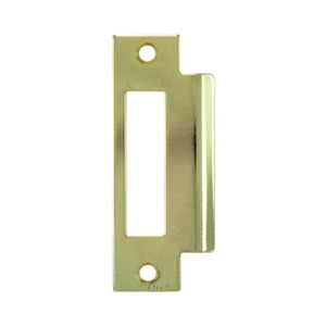 4-7/8" Brass Plated Strike Plate (Large Hole)
