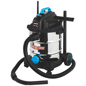 Channellock 8 Gallon 4.0HP Stainless Steel Wet/Dry Utility Vacuum