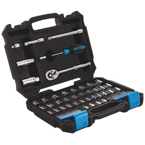 Channellock 1/4" & 3/8" Drive - 3/8" to 3/4" & 4.5mm to 19mm Socket Set (63 Pieces)