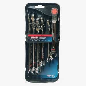 Channellock 7 Piece SAE Flex-Head Ratcheting Combination Wrench Set (3/8" to 3/4")