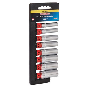 Channellock 3/8" Drive - 3/8" to 13/16" SAE Deep Socket Set (8 Pieces)