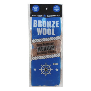 Medium Bronze Wool Pads (Pack of 3)