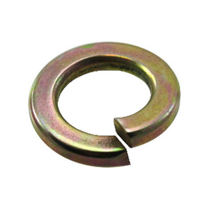 3/8" Zinc Yellow-Chromate Grade 8 Split Lock Washers (Pack of 12)
