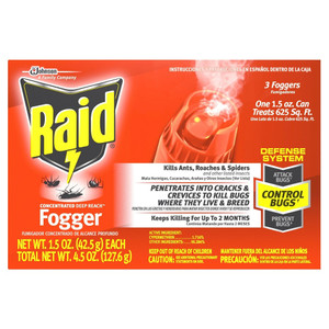 Raid Deep Reach Fogger Spray (Pack of 3)