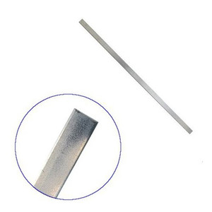1" X 1/8" X 4' Galvanized Solid Flat Iron