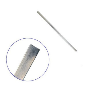 1" X 1/8" X 3' Galvanized Solid Flat Iron