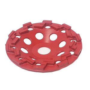 5" Red Low-Profile Grinding Diamond Cup Wheel