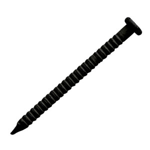 1" Black Ring Shank Panel Board Nails (6 oz. Pack)