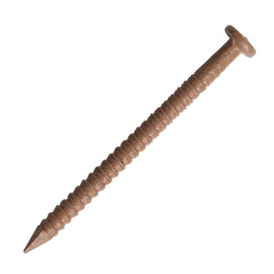 1-5/8" Brown Ring Shank Panel Board Nails (6 oz. Pack)