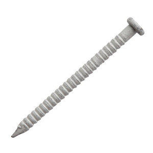 1" White Ring Shank Panel Board Nails (6 oz. Pack)