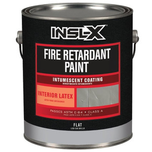 Gallon Insl-X Fire Retardant Interior White Wall Paint
