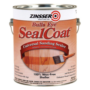 Gallon SealCoat Universal Sanding Sealer Wax-Free Amber Shellac