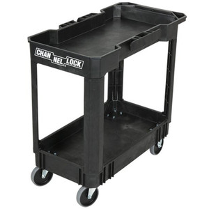 Channellock Heavy Duty 2-Shelf Utility Cart (240 Lb. Capacity)