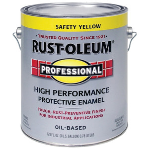 Gallon Rust-Oleum Gloss Safety Yellow High Performance Protective Enamel Paint
