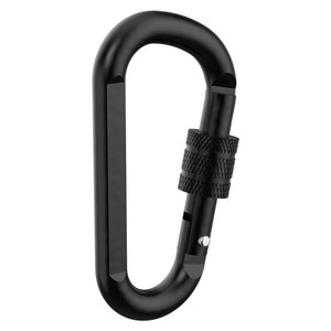 3-15/16" Black Locking Snaps Safe Work Load 500 lbs. (Pack of 2)