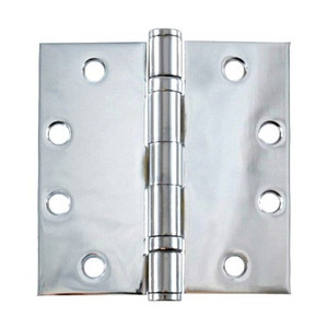 4-1/2" Ball Bearing Stainless Steel Butt Hinges - Sold By The Box 1-1/2 Pairs (3 Pieces)