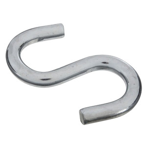 3-1/2" Zinc Plated Heavy Duty Open "S" Hook