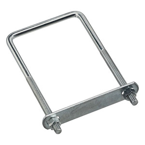3/8" X 3-5/8" X 7" Zinc Plated Square U-Bolt