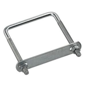 3/8" X 3-5/8" X 5" Zinc Plated Square U-Bolt