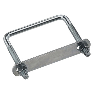 3/8" X 3-5/8" X 4" Zinc Plated Square U-Bolt